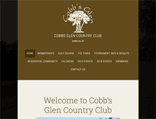 Tablet Screenshot of cobbsglen.com